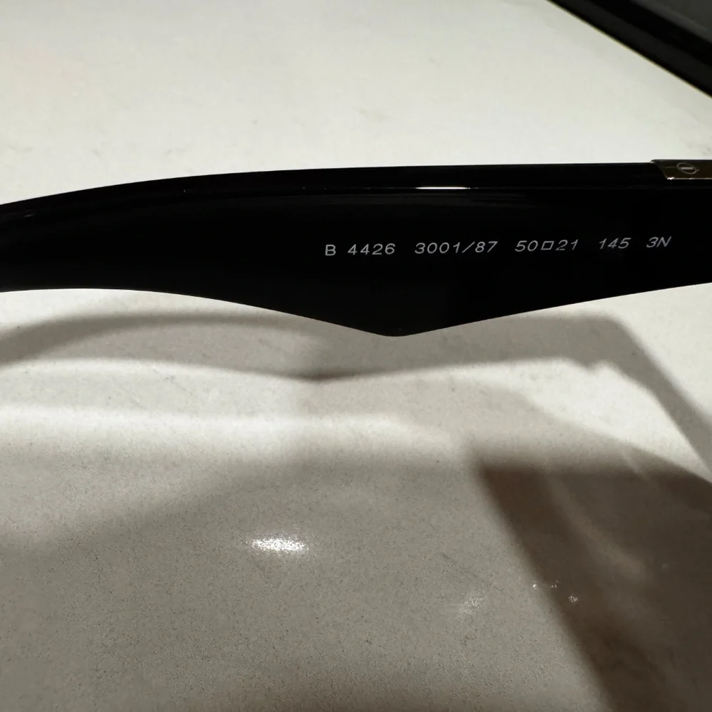 $403 Burberry Mens Unisex B 4426 Black Sunglasses Recent Style / Womens - Picture 9 of 14